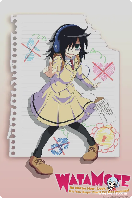 WataMote: No Matter How I Look At It, It's You Guys' Fault I'm Not Popular! Poster