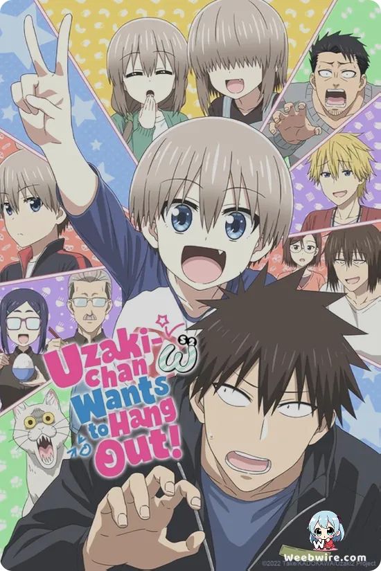 Uzaki-chan Wants to Hang Out! Poster