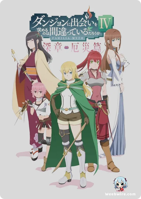 Is It Wrong to Try to Pick Up Girls in a Dungeon? IV Poster