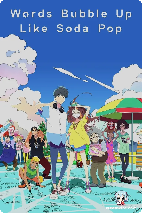 Words Bubble Up Like Soda Pop Poster