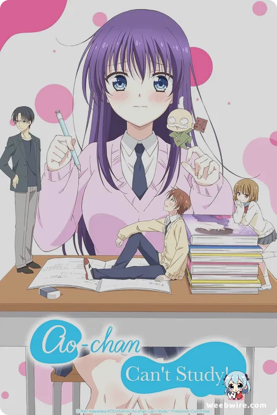 Ao-chan Can't Study! Poster