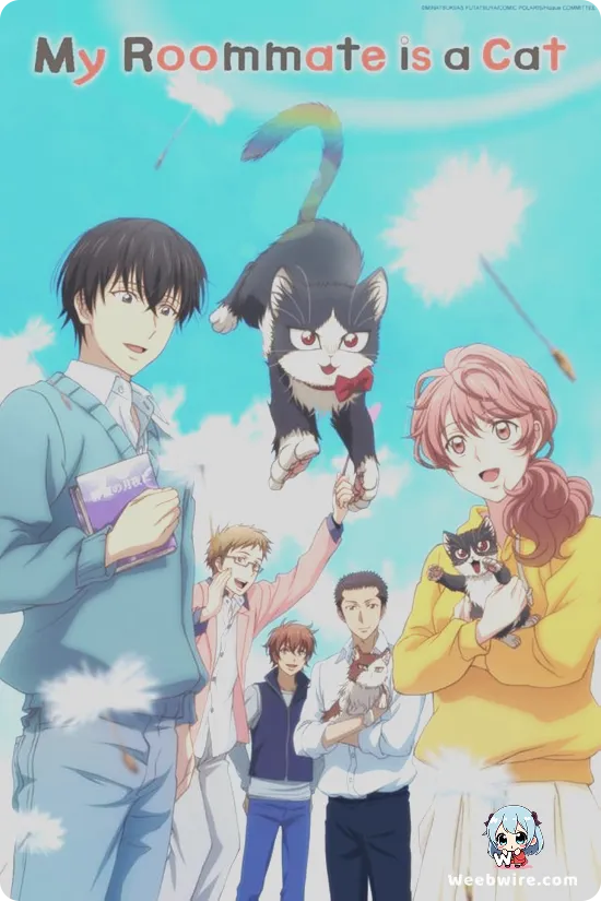 My Roommate is a Cat Poster