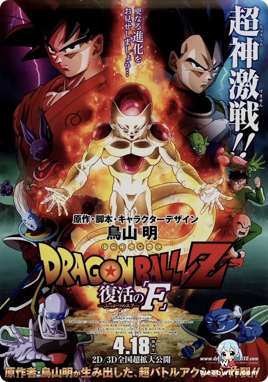 Dragon Ball Z: Resurrection 'F' Poster