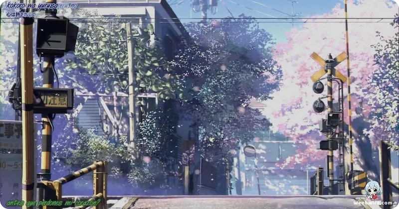 5 Centimeters Per Second Train Station