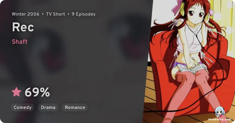 Rec: Studio Shaft's Hidden Gem of Romance and Reality | Weebwire