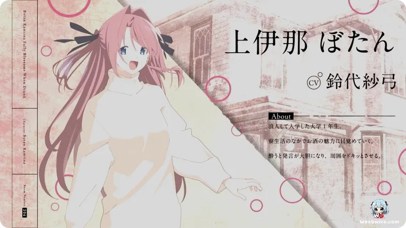 Yoshino Aoyama Joins 'Botan Kamiina Fully Blossoms' Anime | Weebwire