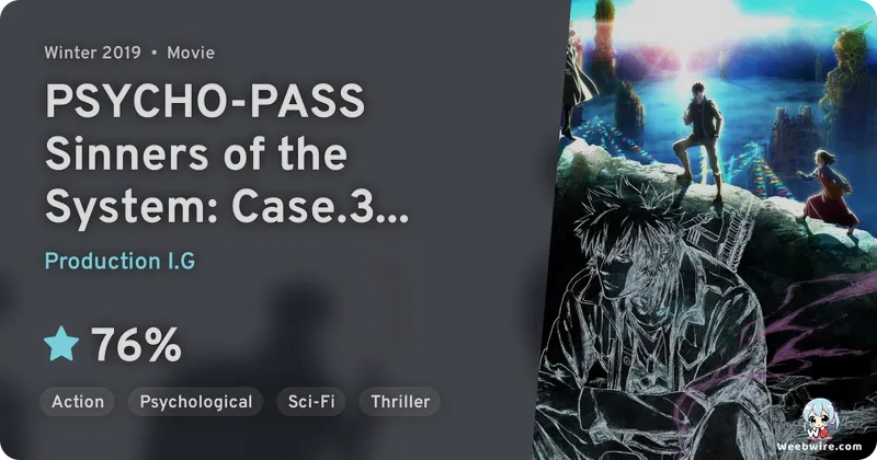 PSYCHO-PASS Sinners of the System Case.3: Kogami's Journey | Weebwire