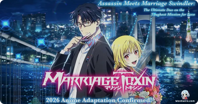 Marriage Toxin Anime by BONES Debuts April 2026 | Weebwire