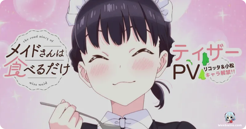 The Food Diary of Miss Maid Anime Drops Teaser PV for 2026 | Weebwire