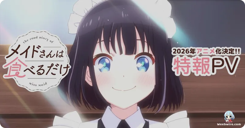 The Food Diary of Miss Maid Anime Reveals Teaser, Cast | Weebwire