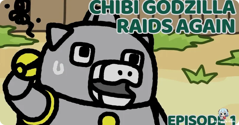 Toho's 'Chibi Godzilla Raids Again' Season 3 Debuts | Weebwire